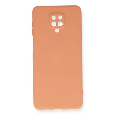 Xiaomi Redmi Note 9 Pro Kılıf Nano içi Kadife Silikon - Turuncu