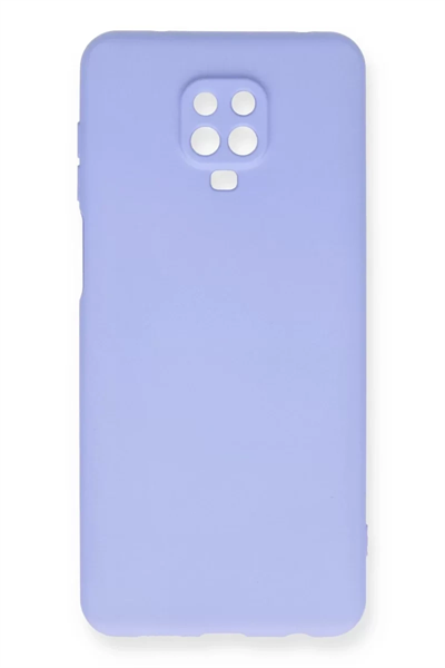 Xiaomi Redmi Note 9 Pro Kılıf Nano içi Kadife Silikon - Lila