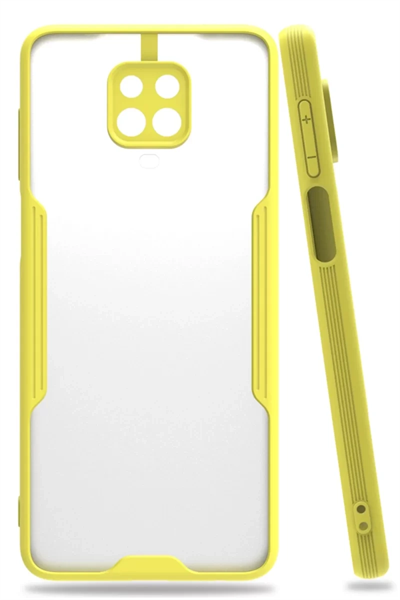 Xiaomi Redmi Note 9S Kılıf Platin Silikon - Sarı