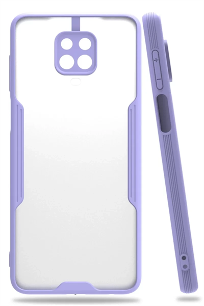 Xiaomi Redmi Note 9S Kılıf Platin Silikon - Lila