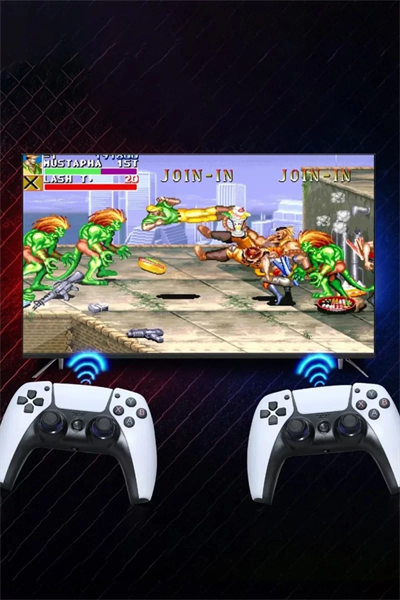 Y5 64GB Android Dual Pad 4K Game Stick - Beyaz