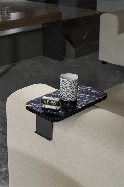 Yan Sehpa Ayarlanabilir Tepsi DİKDÖRTGEN Dekoratif Modern Yatay Dikey Koltuk Sehpası BENDİR