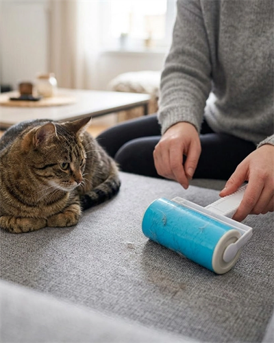 Yıkanabilir Pet Tüy Toplama Aparatı Kıyafet Koltuk Araba İçi Temizlik Rulosu