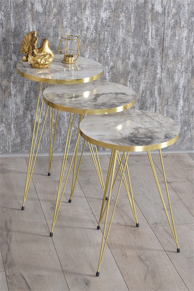 Zigon Sehpa Gold Efes Tel 1043
