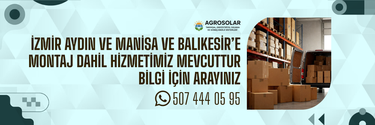 agro solar enerji montaj kargo sipariş