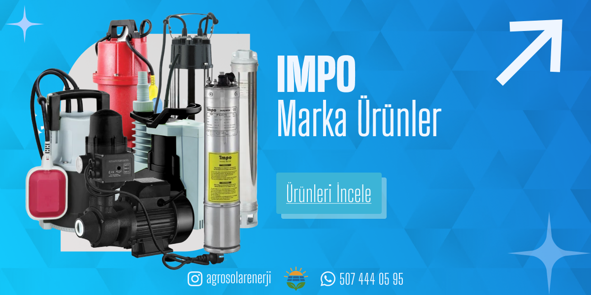impo marka ürün pompa