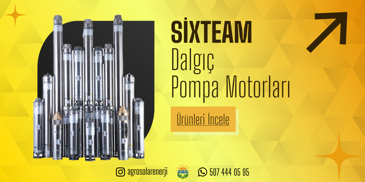 sizteam dalgıç pompa motor ürün