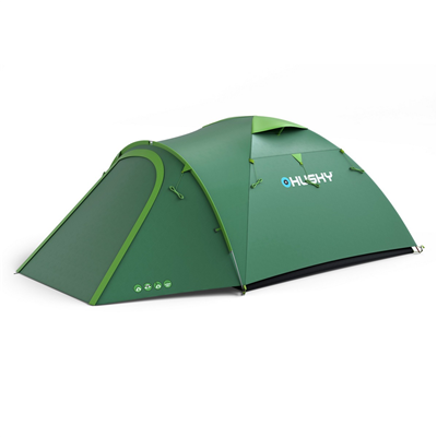 HUSKY Bizon Plus 4 Kişilik Çadır (Yeşil)