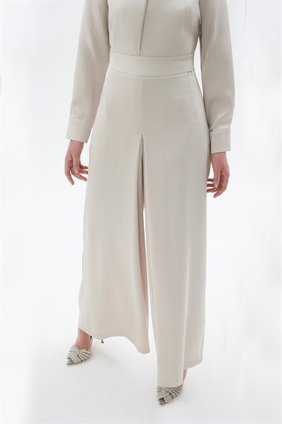 Eliza Geniş Paça Pantolon Taş