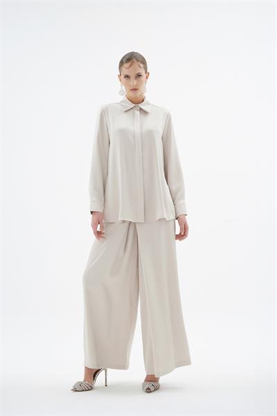 Eliza Taş Detaylı Gömlek Taş