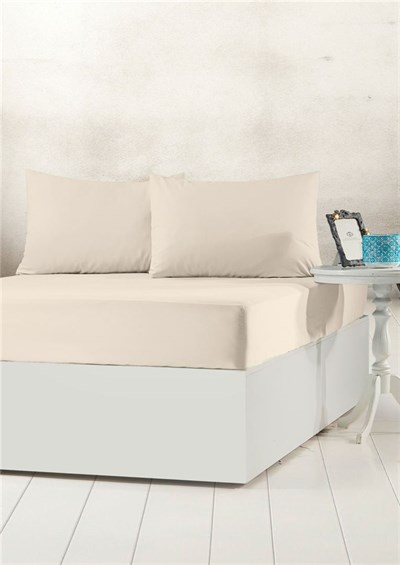 %100 PAMUK YASTIK KILIFLI FİTTED LASTİKLİ ÇARŞAF SETİ