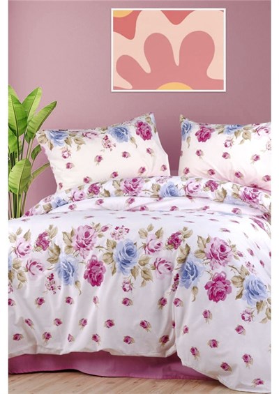 ROSE %100 PAMUKLU TEK KİŞİLİK NEVRESİM TAKIMI