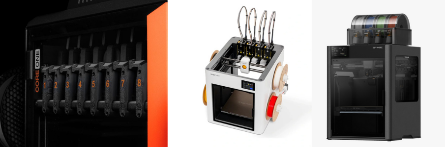 Prusa CORE One,Snapmaker U1 ve Bambu Lab H2C