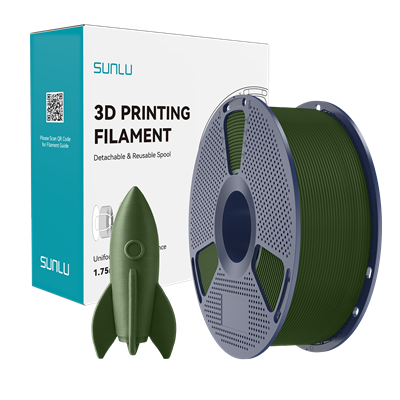 High Speed PLA Filament Olive Green