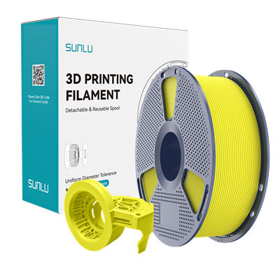 SUNLU High Speed Matte PETG Filament Yellow