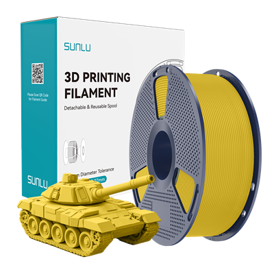 SUNLU High Speed PLA+ Filament Yellow