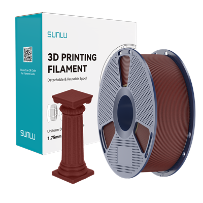 SUNLU High Speed PLA Marble Filament Brick Red
