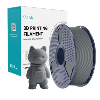 SUNLU Matte PLA Filament Grey