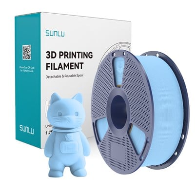 SUNLU Matte PLA Filament Ocean Blue