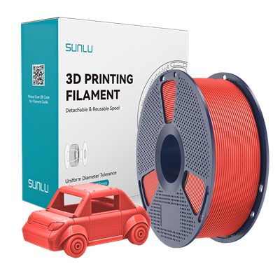 SUNLU PETG Filament Cherry Red