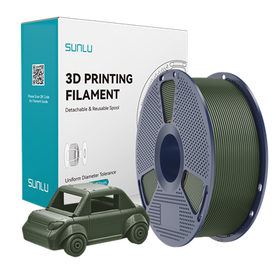 SUNLU PETG Filament Olive Green