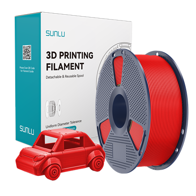 SUNLU PETG Filament Red