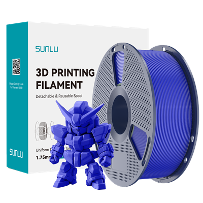 SUNLU PLA+ 2.0 Filament Klein Blue