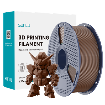 SUNLU PLA+ 2.0 Filament Coffee Brown