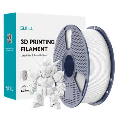 SUNLU PLA+ 2.0 Filament White