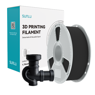 SUNLU PLA Carbon Fiber Filament Black