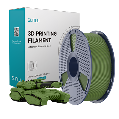 SUNLU PLA Filament Olive Green