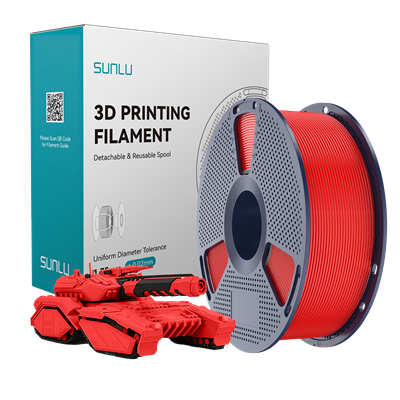 SUNLU PLA Filament Red