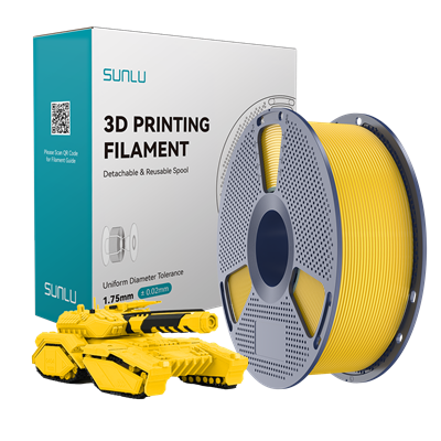 SUNLU PLA Filament Vivid Yellow