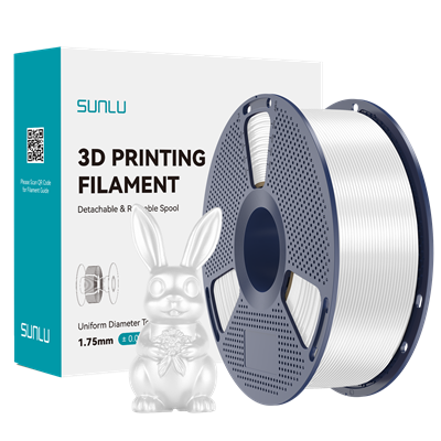 SUNLU Silk PLA+ Filament White