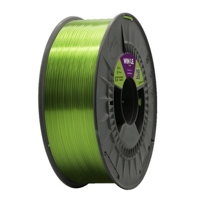 WINKLE PETG Filament Crystal Lime green
