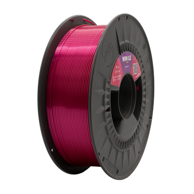 WINKLE PLA SILK FILAMENT Ruby Pink