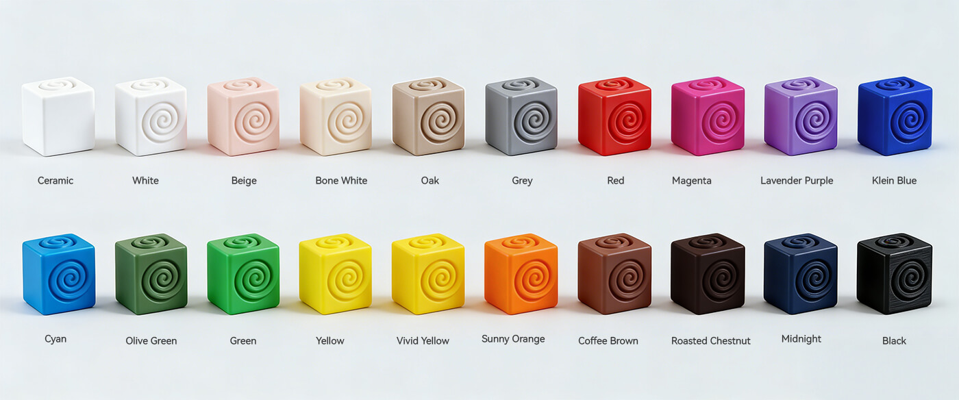 SUNLU PLA+ 2.0 Filament Renk Skalası