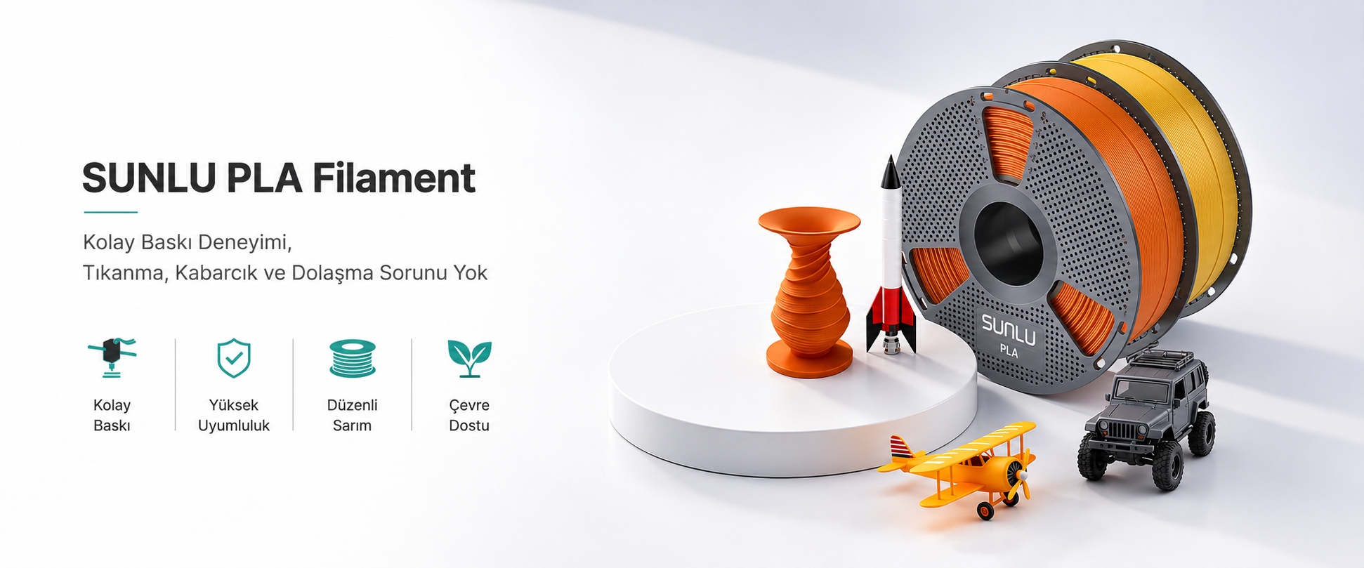 SUNLU PLA Filament Ürün Görseli