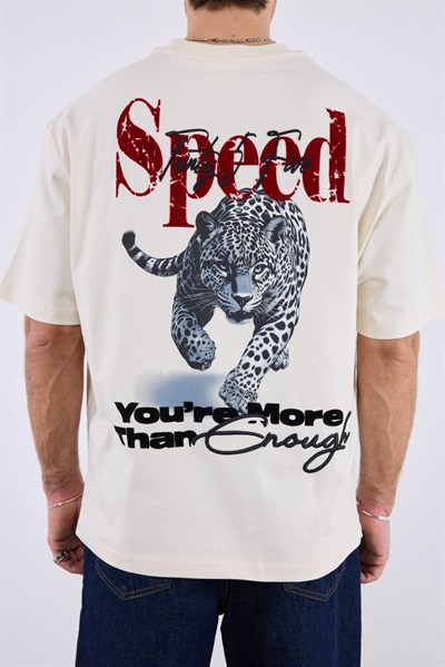 Jaguar Sırt Baskılı T-Shirt