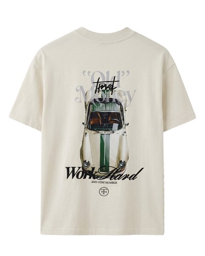 Old Money Porsche Sırt Baskılı T-shirt