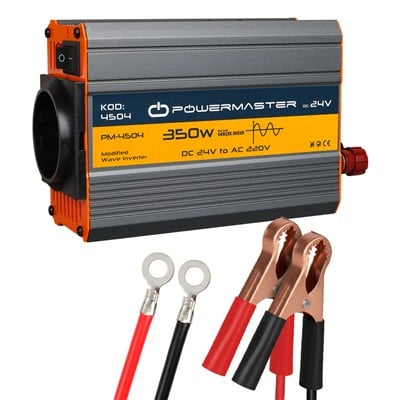 Powermaster Powermaster PM-4504 24 Volt - 350 Watt Modifiye Sinüs İnvertör - İnvertörler-Konvertörler