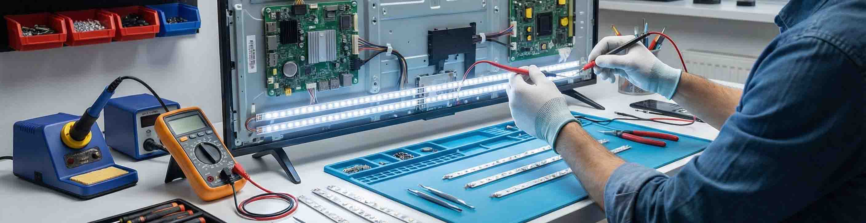 Televizyon LED Bar ve Backlight Aydınlatma Sistemi