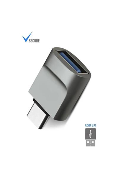 Type-c To Usb 3.0 (YÜKSEK HIZLI) Veri Aktarımı Otg Çevirici Dönüştürücü Adaptör