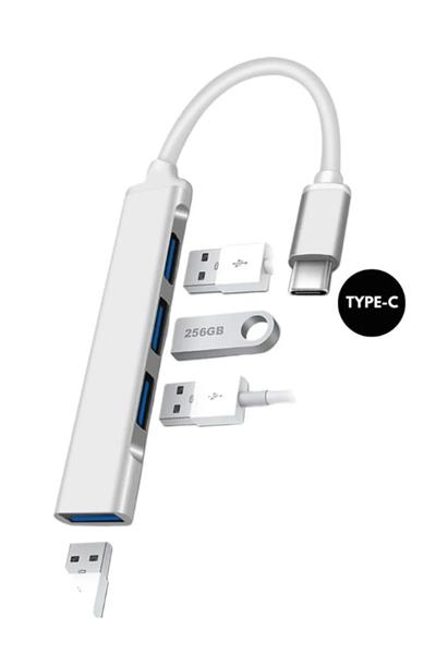 Type-c To Usb Hub 4 Port Çoklayıcı Macbook Ile Uyumlu Çoğaltıcı Type C To Usb Converter Hub