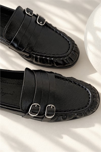 Çift Tokalı Loafer