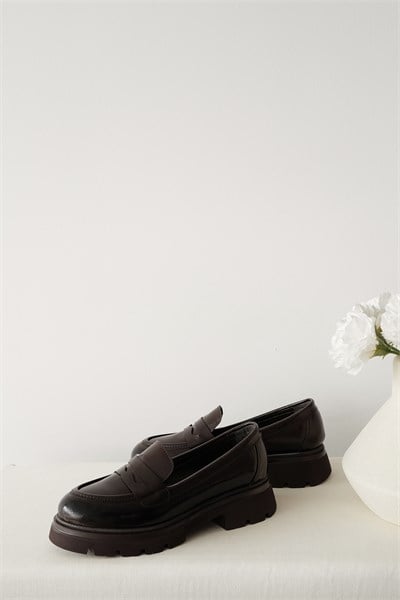 Kalın Taban Loafer Ayakkabı