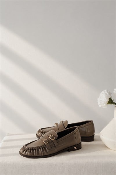 Çift Tokalı Loafer