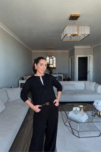 Düğmeli Triko
