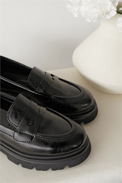 Kalın Taban Loafer Ayakkabı