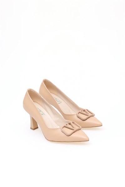 Tek Tokalı Topuklu Ayakkabı